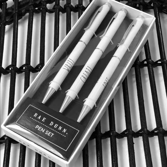 Rae Dunn• Ballpoint Pen Set/3 NEW 🖊 - Picture 2 of 5